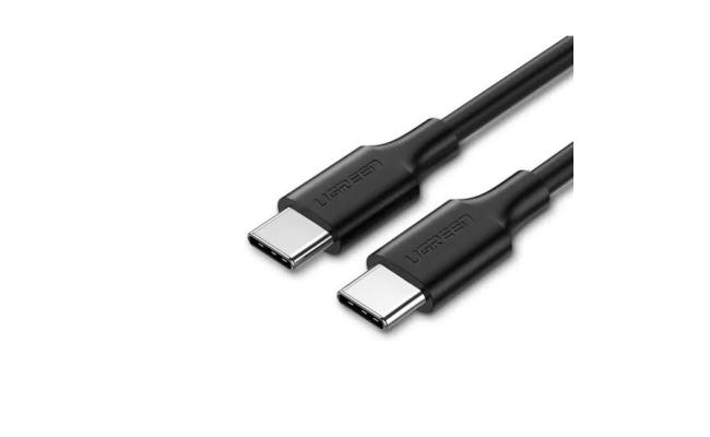 UGREEN USB-C to USB-C Cable 60W 1M – Black | 50997 UGREEN USB-C to USB-C Cable 60W 1M – Black | 50997